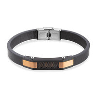 Accessoires de bijoux pour hommes en acier inoxydable à la mode Bracelet en cuir créatif