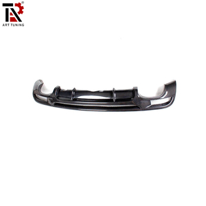 Difusor Trasero de Fibra de Carbono para <span class=keywords><strong>BMW</strong></span> Serie <span class=keywords><strong>1</strong></span> E82 128i <span class=keywords><strong>135i</strong></span> - Compatible con Escape Simple o Doble, Valance Trasero de Carbono Real - Product Image 2