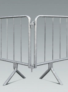 CETA Brand CITY 2.0 Galvanized Heavy-Duty Crowd Control Metal Barriers Made Italy Roadside Barrier for Sports Entertainment - Product Image 3