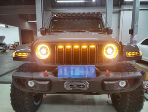 AURON - Faro Delantero LED de Alta Luminosidad para Jeep Wrangler Gladiator 2018 en Adelante, 9 Pulgadas - Product Image 2