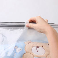 Sacs de compression sous vide Matériau PE Recyclable Usage domestique Vêtements Couettes Couettes Vestes Stockage Pompe électrique Joint d'étanchéité