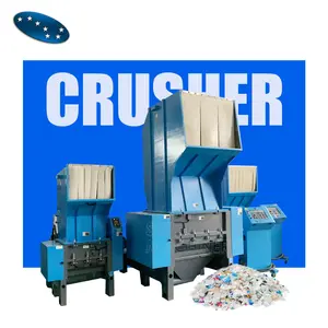 Sevenstars Meilleure Vente Pe Pp Pvc Pet Déchets Plastique Broyeur de Recyclage du Plastique Machine