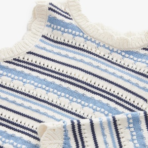 L'etichetta privata di alta qualità personalizza Top in maglia e Set corto Set estivi per bambini piccoli - Product Image 3