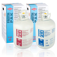Matières premières polyuréthane polyol et isocyanate, kit d'isolation en mousse de polyuréthane portable