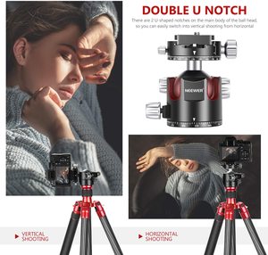 Yitai Da-44C Chuyên Nghiệp Chân Máy Bóng Đầu Với 360 Chất Lỏng Xoay Toàn Cảnh Cho Máy Ảnh - Product Image 3