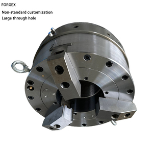 <span class=keywords><strong>Mandrin</strong></span> pneumatique Zhongxing 130160200 (trois mâchoires et quatre mâchoires) pour équipement de filetage de tuyaux, personnalisable. - Product Image 2