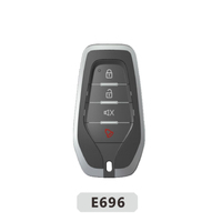 Télécommande universelle sans fil 433 MHz RF à code fixe et à code tournant pour porte de garage électrique, clé de voiture et alarme de voiture