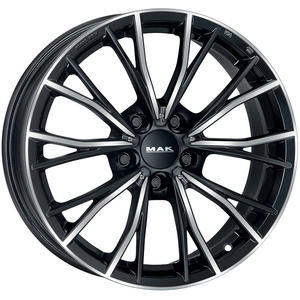 Ruedas de Aleación MAK F7570MKBM43I5BX MARK BLACK MIRROR 7.5J17 Et43 5X120 Cb72.6 815 Índice de Carga para Camionetas y SUV 7.5Jx17 5x120 - Product Image 1
