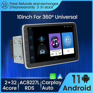 Android14 8core 2DIN Car Video pour 10 "360 Universal Radios <span class=keywords><strong>2</strong></span> <span class=keywords><strong>Din</strong></span> Car-play Auto AM FM RDS Navigation <span class=keywords><strong>GPS</strong></span> - Product Image 4