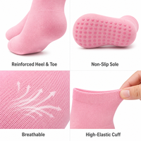 Chaussettes de trampoline personnalisées en gros, respirantes, avec languette de talon souple et antidérapantes en silicone, pour adultes et hommes, idéales pour les parcs de trampoline