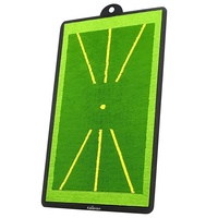 Kaiersn Mini Swing Path Mat Set New Upgraded Durable Replaceable Sequins Anti-slip Rubber Pad Golf Training Aids