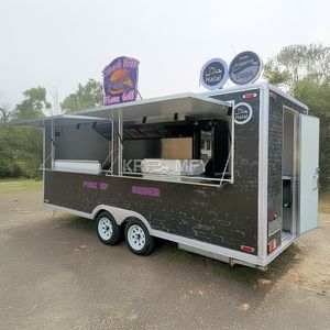 Remolques de Comida Móviles 2025, Estilo Europeo Retro Chino, Freidora, Carrito de Comida al Aire Libre, Camión de Comida en Venta - Product Image 4