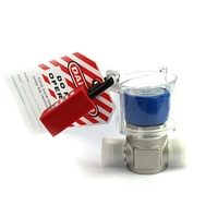 QVAND M-Q07 Cache-bouton d'arrêt d'urgence transparent amovible haute résistance avec déverrouillage par clé pour disjoncteurs unipolaires