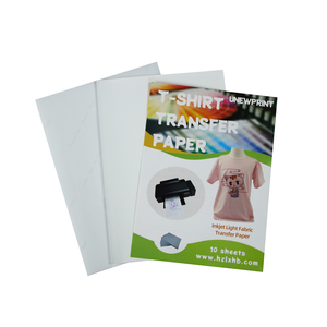 <span class=keywords><strong>Papier</strong></span> <span class=keywords><strong>transfert</strong></span> thermique imprimable à jet d'encre léger en <span class=keywords><strong>textile</strong></span> de coton UNEWPRINT DIY A4 - Product Image 2