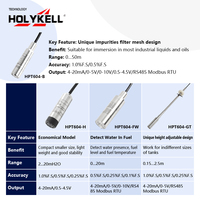 Holykell Drahtloser Tauch-Ultraschall-Radar-Füllstandstransmitter für Benzin, Diesel, Marine-Rohöltanksensor