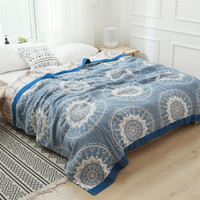 100% coton mousseline couverture de lit motif solide écologique maison Textile couverture canapé couvre-lit jeter serviette pour lits serviette couvertures