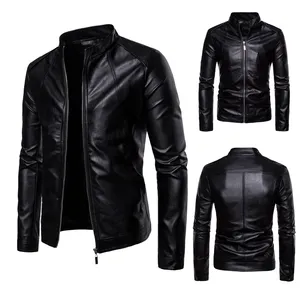 Custom Top Quality Men's Jackets for Men Motorcycle Leather Jacket Men Racer Leather Distressed Motorcycle Jacket Supplier