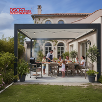 Pérgola Bioclimática de Aluminio con Persianas de Alta Calidad y Luces LED para Jardín, Patio, Terraza y Espacios Exteriores