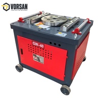 Cintreuse à barres d'armature robuste GW40 pour le traitement des barres d'acier sur chantier – Cintreuse industrielle pour barres d'armature