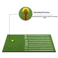 Tapis d'entraînement de golf en mousse PE haute élasticité avec fente pour tee pour la correction du swing
