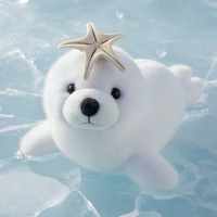 Jouets en peluche réalistes adorables et super doux de 30cm et 37cm