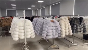 Janefur Cappotto in Vera Pelliccia di Volpe per <span class=keywords><strong>Donna</strong></span>, Logo Personalizzato, 29 Colori, Moda Invernale - Product Image 2