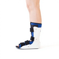 Chaussures de fixation post-fracture en plâtre, légères, respirantes, réglables, avec fixation de la cheville entièrement enveloppée et semelle antidérapante