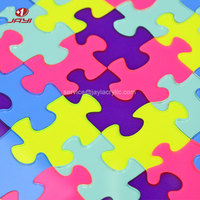Guangdong Acrylique Coloré Puzzles Personnaliser Lucite Jigsaw Jeux Pour Enfants Et Adultes
