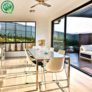 Floride Miami Approuvé Hurricane Impact Rupture Thermique Double Grandes Portes Coulissantes En Aluminium Verre - Product Image 4