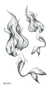 Buy Wholesale mermaid tattoo designs For Temporary Tattoos And Expression -  