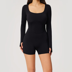 BNICE CT2177 Tuta Sportiva Estiva Intera per Donna, per Palestra e Corsa, Set Aderente a Maniche Lunghe per Fitness e Yoga - Product Image 2