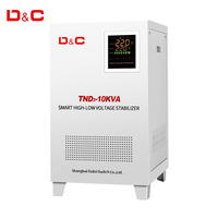 Régulateur de tension monophasé 10KVA 20KVA 30KVA Stabilisateur de tension automatique 220V 230V AVR pour usage domestique