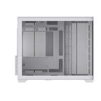 Boîtier PC de style 2026, boîtier d'ordinateur de jeu avec panneau latéral en verre transparent, boîtier de bureau Micro MATX ITX, tour moyenne, châssis de PC gamer