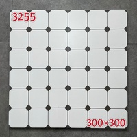 Carreaux de sol intérieurs et extérieurs en céramique moderne 300x300mm 8mm, antibactériens, antidérapants, finition mate, texture pierre