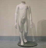Maniquíes Infantiles Realistas de Cuerpo Completo sin Rostro, Material FRP Original Europeo, Postura de Pie para Exhibición de Ropa