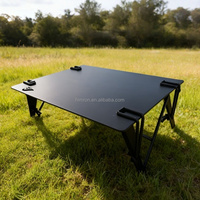Table de plage pliante portable mini fer à repasser, design moderne, mobilier d'extérieur pour camping et pique-niques