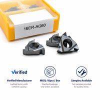 16ER-AG60 CNC Lathe Tools for Metric and Inch External Threading for Stainless Steel Ast Iron Harded Metal