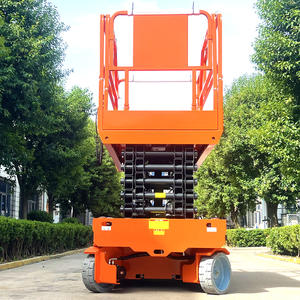 Ücretsiz kargo CE ISO 6m 8m 10m12m14m 320kg 450kg otomotiv tüm arazi küçük tekerlek Skyjack Mini araç hidrolik makaslı kaldırma - Product Image 3