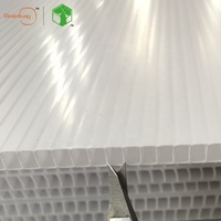 Vente en gros de tôle ondulée cannelée en plastique PP polypropylène 4x8 Coraplast pour panneaux de signalisation