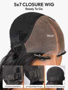 Peluca Larga Lisa <span class=keywords><strong>Castaño</strong></span> Marrón para Corte en Capas, Encaje HD sin Pegamento, 100% Cabello Humano Virgen, Lista para Usar - Product Image 6