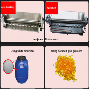 Spalmatore di rivestimento adesivo carta in pelle incollatura prezzo della macchina colla Hotmelt diffusione applicatore colla a caldo - Product Image 5