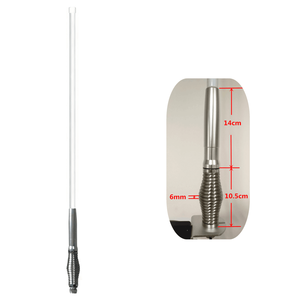 เสาอากาศรถยนต์แลนด์ครุยเซอร์ ขนาด 60 ซม. 107 ซม. 2.1dBI 6.6dBi แบบ Heavy Duty สำหรับรถขับเคลื่อน 4 ล้อ พร้อมสปริงบาร์เรลขนาด 5.5 มม. และสายเคเบิล RG58 ยาว 4 เมตร - Product Image 4