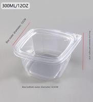 Boîte à gâteau en plastique de qualité alimentaire, gobelets à dessert transparents en PET avec couvercle pour pudding, mousse aux fruits et crème glacée