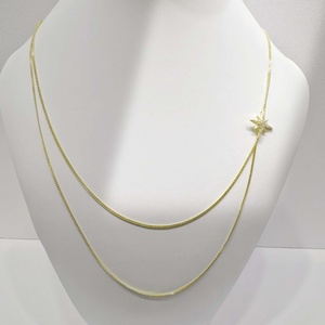 wholesale plata 925 sterling silver Gold Plated Cuba chain <b>necklace</b> Pendant heart dainty women star minimalist layered <b>necklaces</b> - Product Image 1