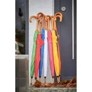 Ombrello automatico in legno personalizzato per merchandising - Product Image 3