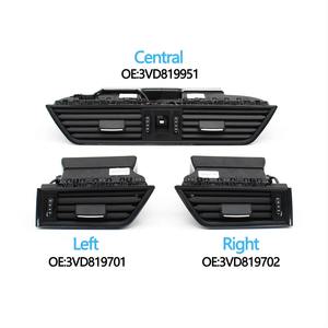 Accessoires de voiture en gros tableau de bord avant chromé évent AC grille d'aération pour <span class=keywords><strong>Skoda</strong></span> Superb 2016-2024 3VD820951 3VD819701 - Product Image 2