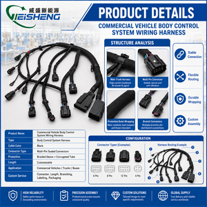 Harness Kabel Mesin Khusus untuk Kontrol Sensor Mesin Diesel Generator OEM - Product Image 3
