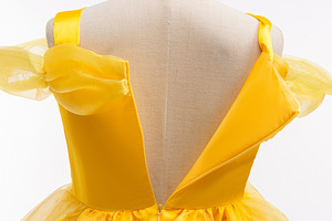 <span class=keywords><strong>Boutique</strong></span> amarillo princesa disfraces hombros descubiertos Belle vestido lentejuelas flores chica fiesta boda Halloween carnaval Cosplay disfraz - Product Image 5