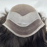 Top qualité 100% cheveux humains indiens toupet holywood cheveux humains toupet pour hommes