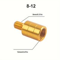 Connecteur de support de canne à pêche pour filet de pêche, adaptateur de tête de filet à vis M6/M8/M10/M12, pièces de rechange pour épuisette de pêche